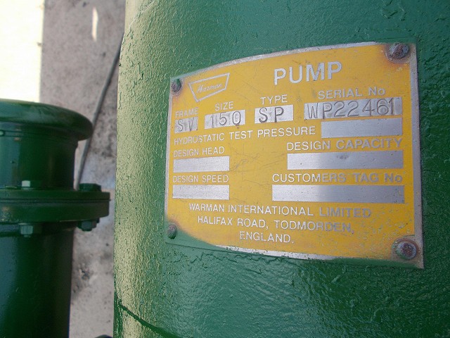 Warman SP 150 Pump